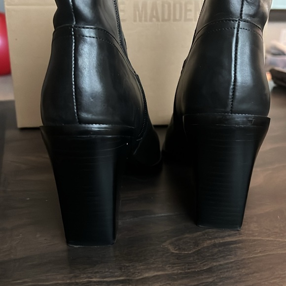 Steve Madden black elene leather boot - Picture 4 of 7